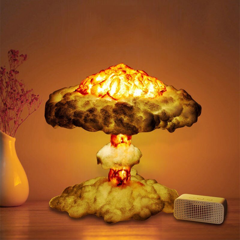 D Mushroom Cloud Explosion Lamp