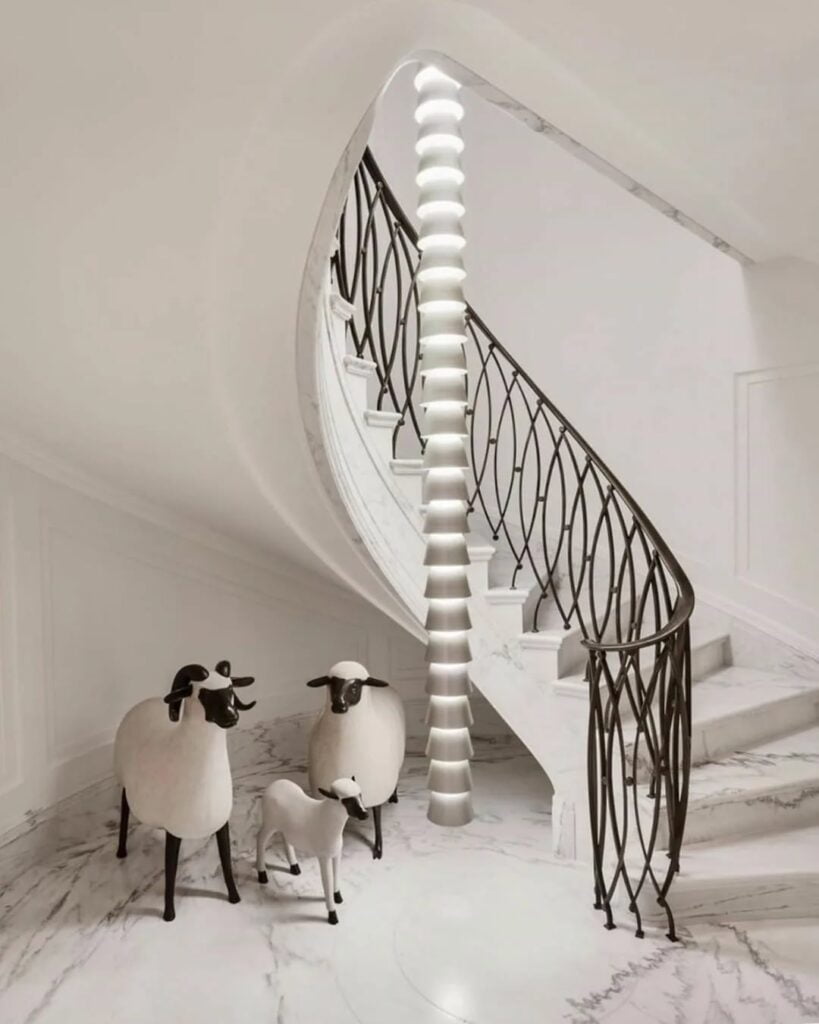 Creative Stairs Lamp Design