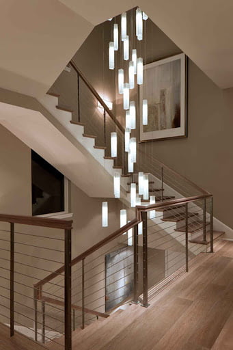 Cute Hall stairs and Landing lighting ideas