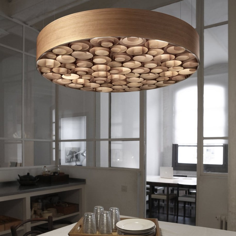 Large Drum Ceiling Light Shade