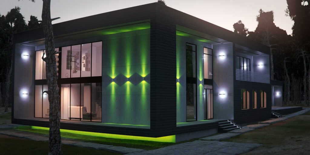 facade lighting idea