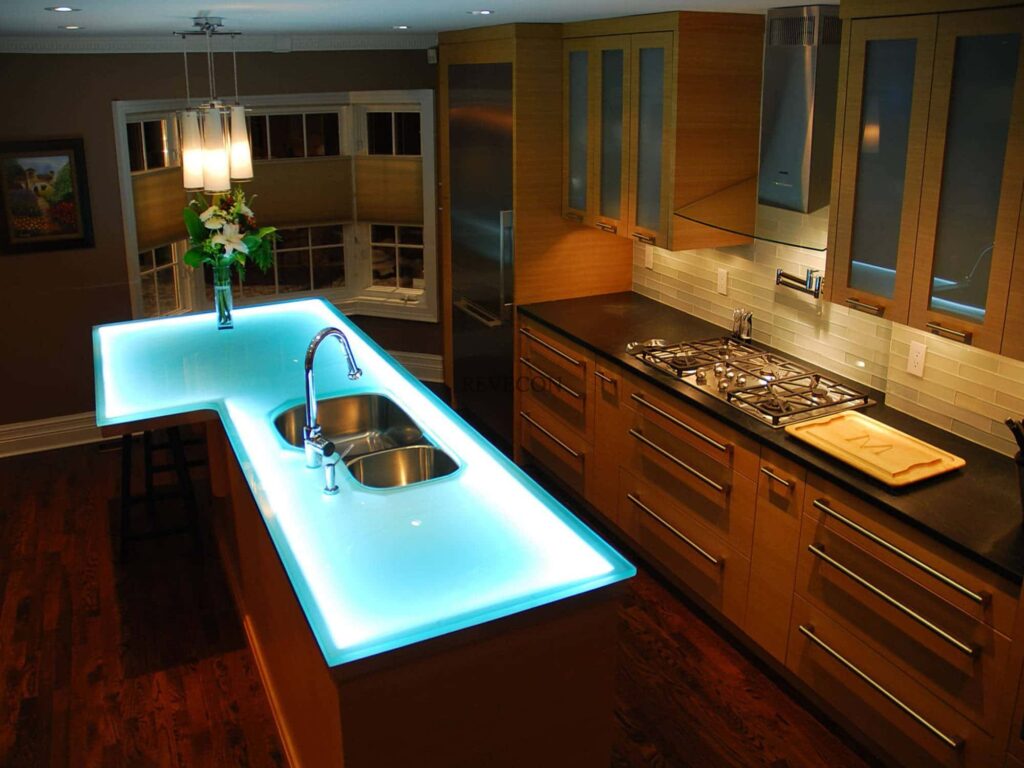 great kitchen worktop lighting ideas