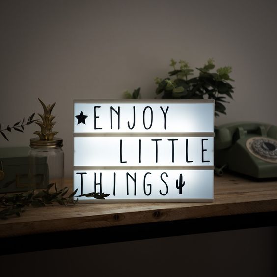 lightbox text ideas