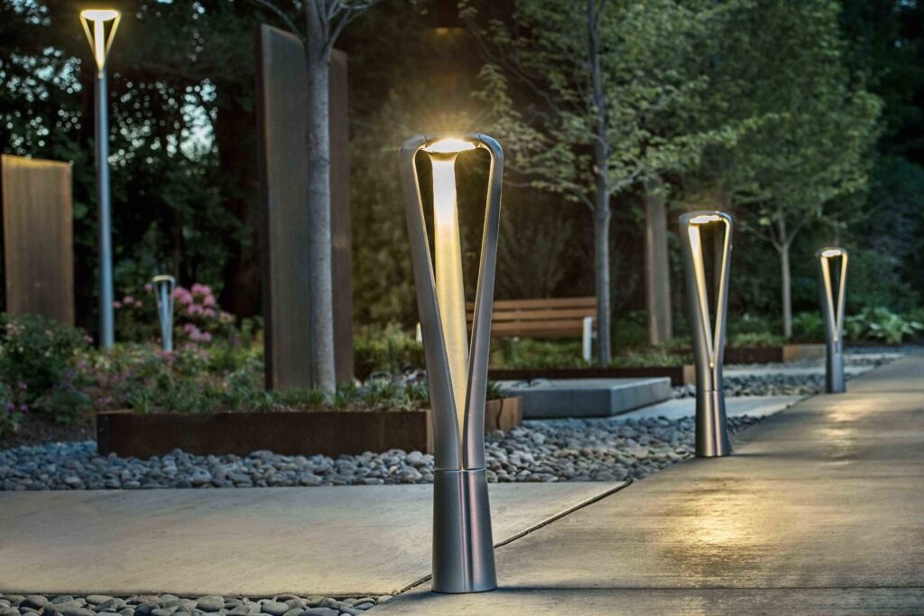 stainless steel led bollards