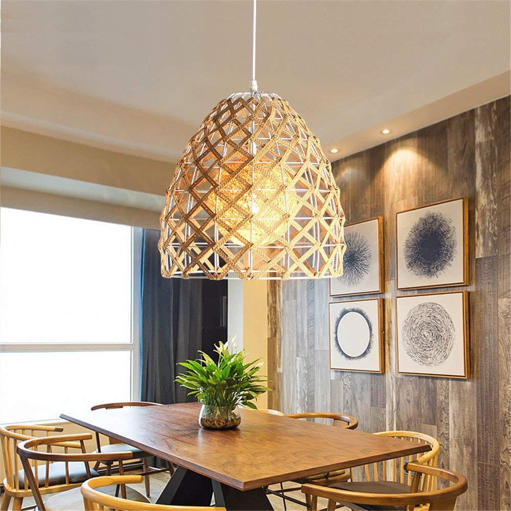 unusual Rattan Ceiling Lampshade